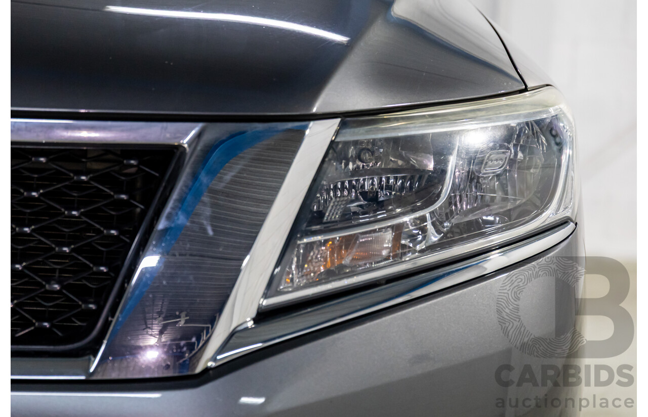 10/2016 Nissan Pathfinder ST (4x2) FWD R52 MY15 Upgrade 4d Wagon Gun Metallic Grey V6 3.5L - 7 Seater