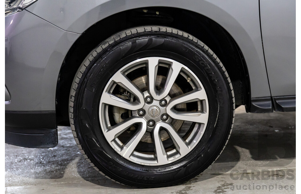 10/2016 Nissan Pathfinder ST (4x2) FWD R52 MY15 Upgrade 4d Wagon Gun Metallic Grey V6 3.5L - 7 Seater