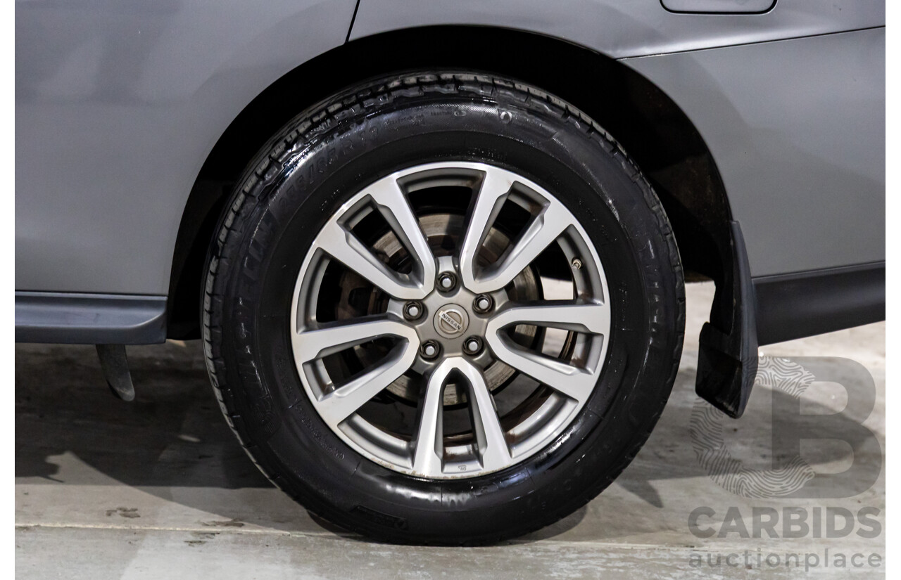 10/2016 Nissan Pathfinder ST (4x2) FWD R52 MY15 Upgrade 4d Wagon Gun Metallic Grey V6 3.5L - 7 Seater