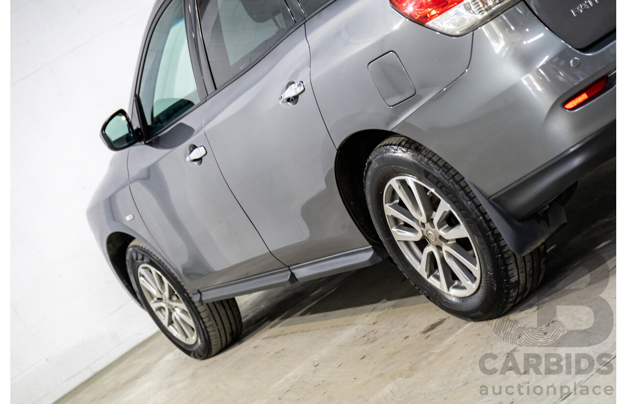 10/2016 Nissan Pathfinder ST (4x2) FWD R52 MY15 Upgrade 4d Wagon Gun Metallic Grey V6 3.5L - 7 Seater