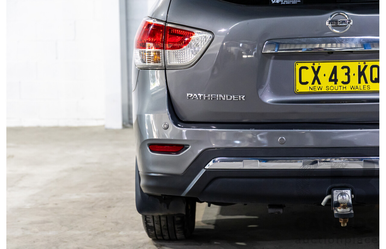 10/2016 Nissan Pathfinder ST (4x2) FWD R52 MY15 Upgrade 4d Wagon Gun Metallic Grey V6 3.5L - 7 Seater