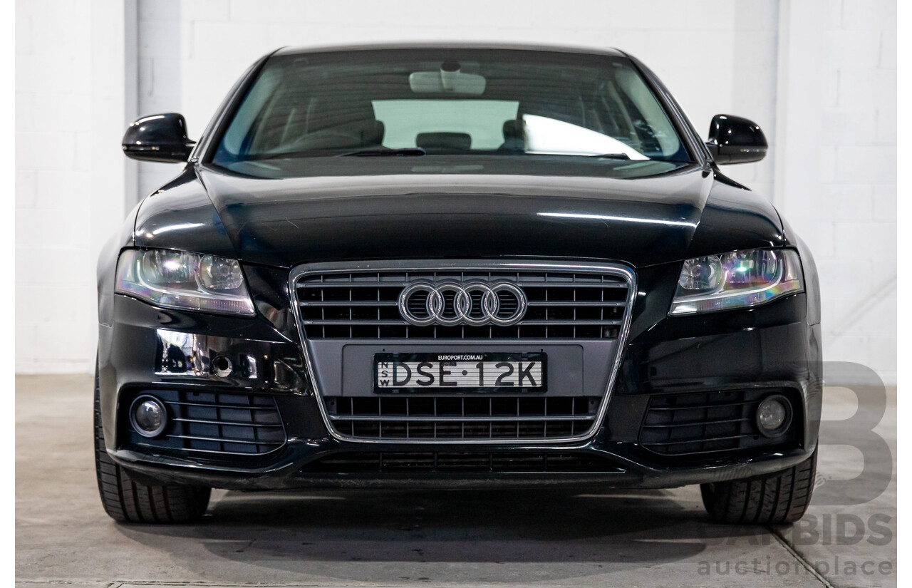 1/2008 Audi A4 2.0 TDI B8 (8K) 4d Sedan Brilliant Black Turbo Diesel 2.0L