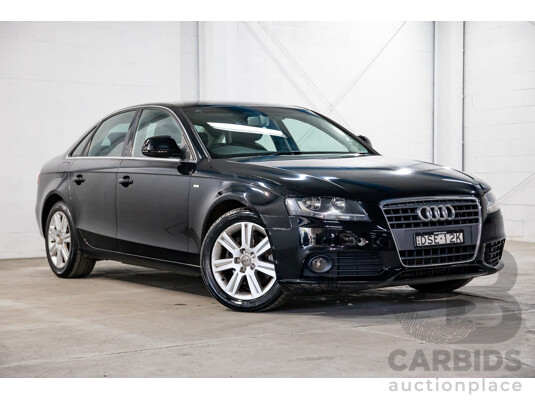 1/2008 Audi A4 2.0 TDI B8 (8K) 4d Sedan Brilliant Black Turbo Diesel 2.0L
