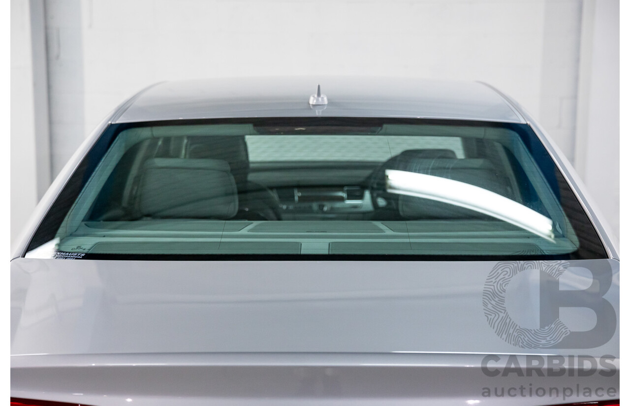 4/2011 Audi A8 L 4.2 TDI Quattro 4H 4d Sedan Ice Silver Metallic Twin Turbo Diesel V8 4.1L