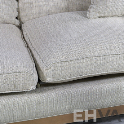Pair of Over Sized Two and Three Seater Lounges by Ethan Allen
