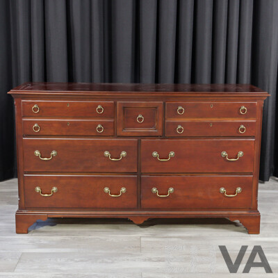 Drexel Seven Drawer Sideboard with Faux Drawer Fronts