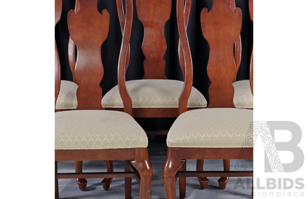 Set of Five Drexel Heritage Georgian Style Dining Chairs