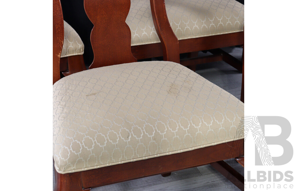 Set of Five Drexel Heritage Georgian Style Dining Chairs