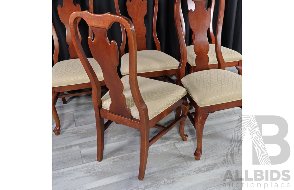 Set of Five Drexel Heritage Georgian Style Dining Chairs