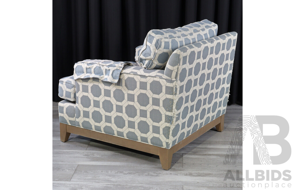 Over Sized Fabric Armchair by Ethan Allen