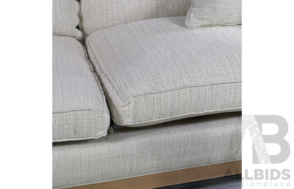 Pair of Over Sized Two and Three Seater Lounges by Ethan Allen