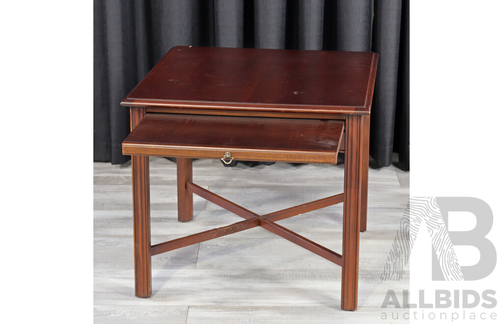 Drexel Side Table with Book Slide