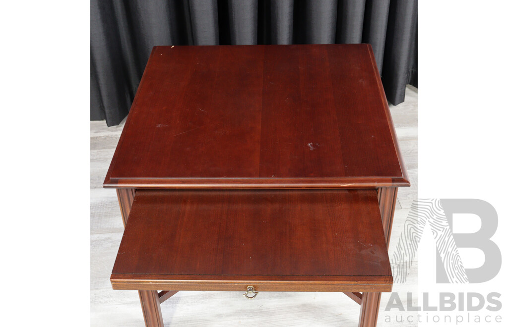 Drexel Side Table with Book Slide