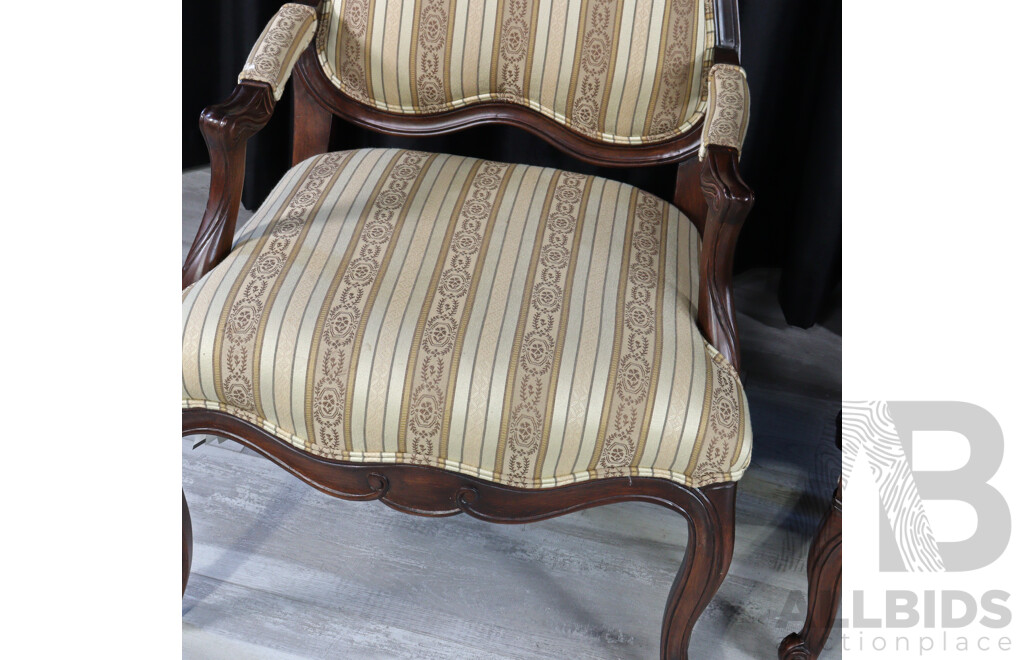 Pair of Drexel Heritage Over Sized Armchairs