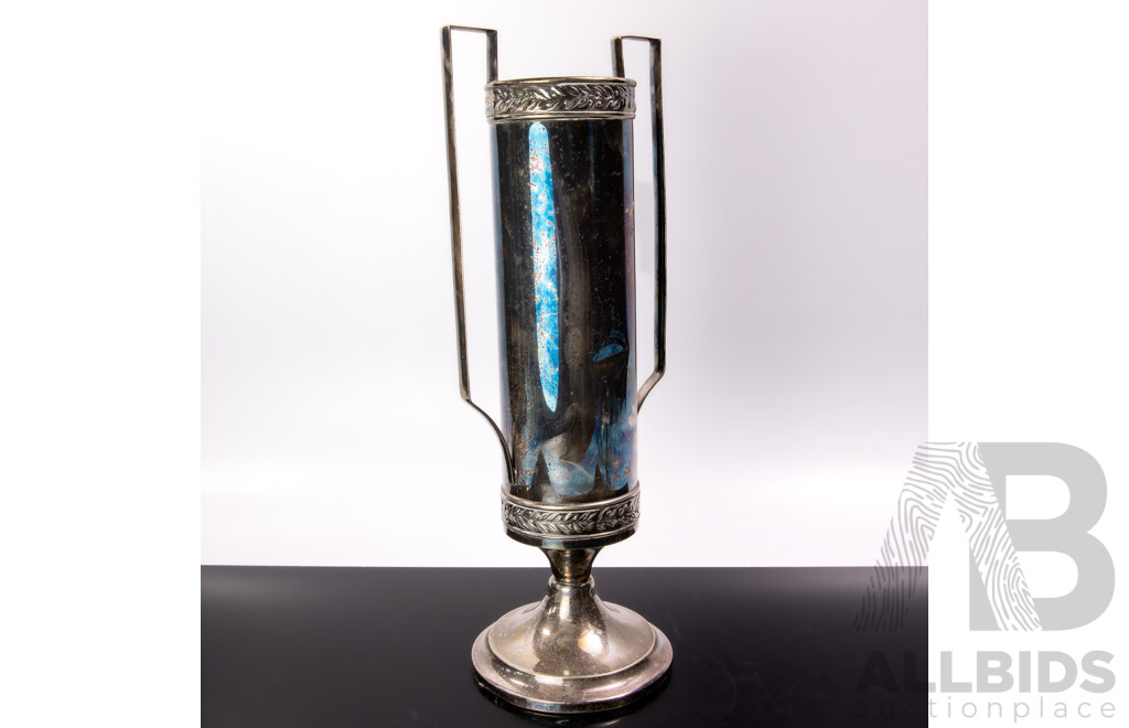 Vintage German WMF Württembergische Metallwarenfabrik Silver Plate Classical Style Vase