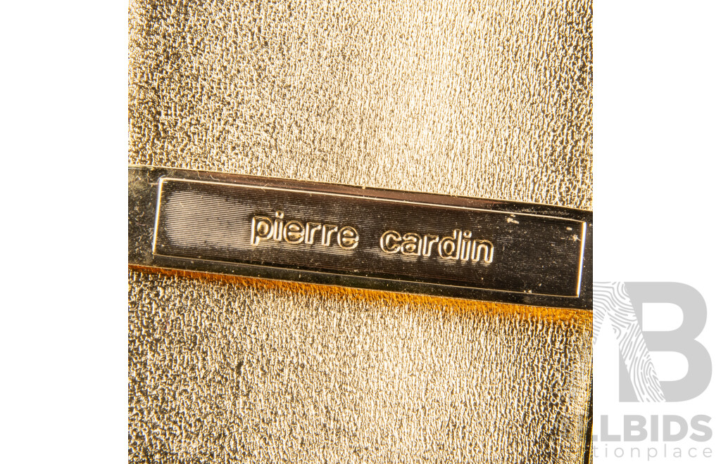 Vintage Pierre Cardin Gold Tone Cigarette Case