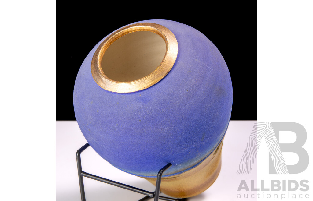 Retro Australian Studio Pottery Vase by Maryanne Cole, Signed to Base