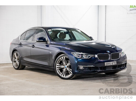08/2016 BMW 330i Luxury Line (RWD) F30 LCI 4d Sedan Imperial Blue Brilliant Effect Metallic Turbo 2.0L