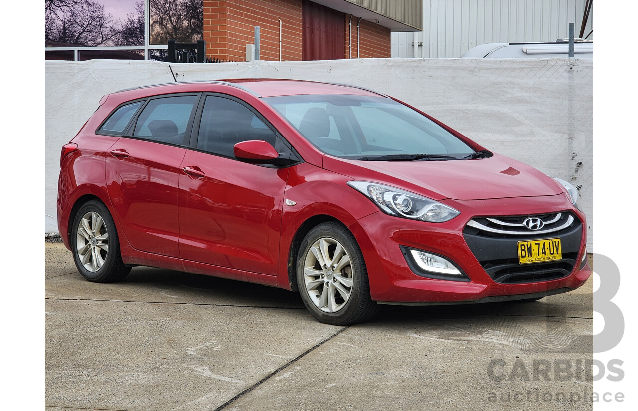 5/2013 Hyundai i30 Tourer Active 1.6 GDi GD 4d Wagon Red 1.6L
