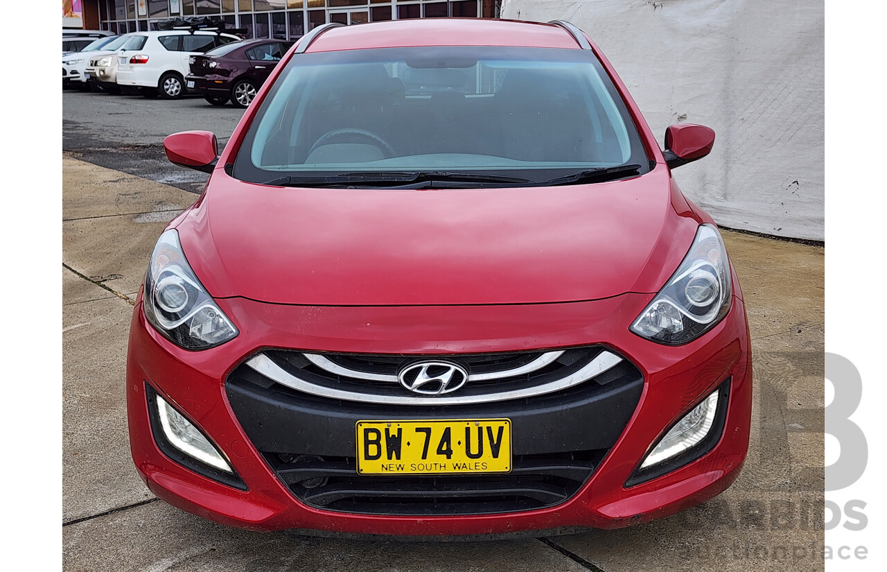 5/2013 Hyundai i30 Tourer Active 1.6 GDi GD 4d Wagon Red 1.6L