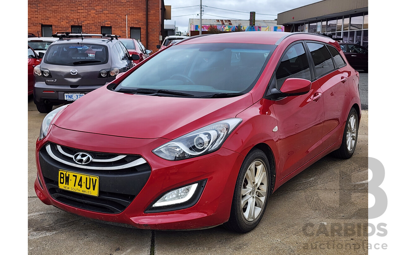 5/2013 Hyundai i30 Tourer Active 1.6 GDi GD 4d Wagon Red 1.6L