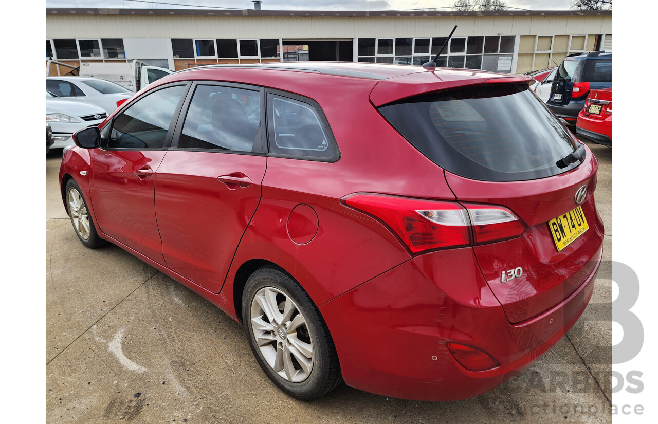 5/2013 Hyundai i30 Tourer Active 1.6 GDi GD 4d Wagon Red 1.6L