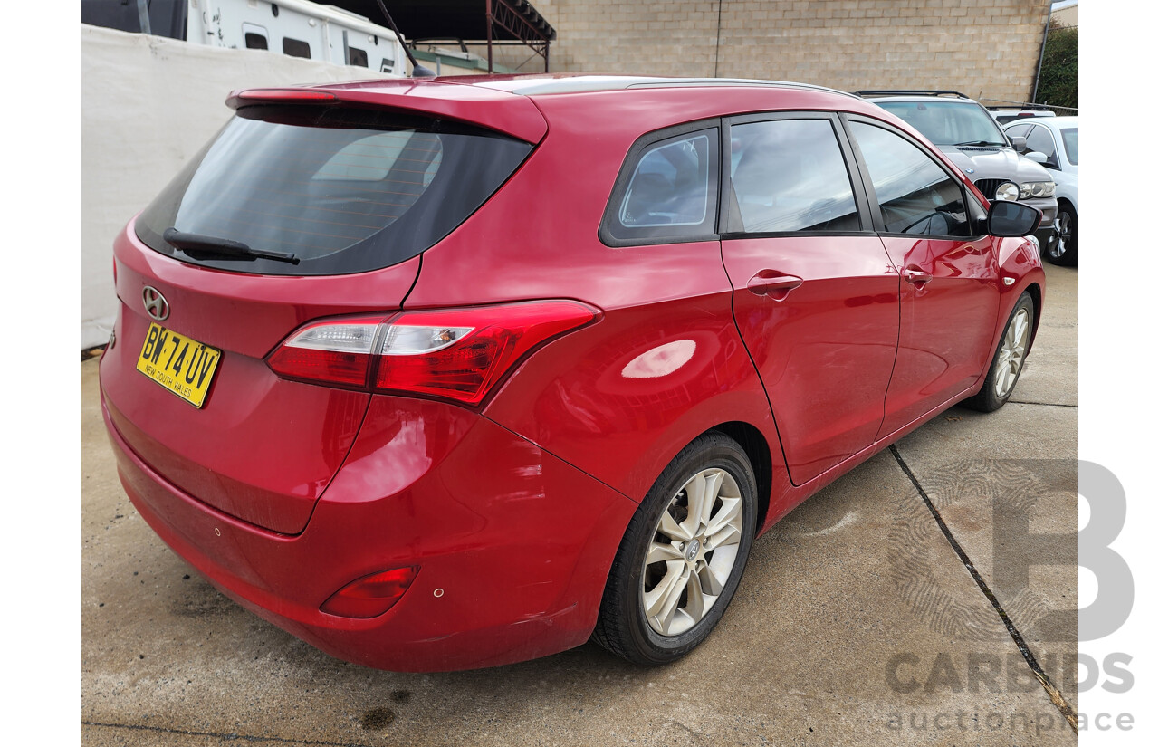 5/2013 Hyundai i30 Tourer Active 1.6 GDi GD 4d Wagon Red 1.6L