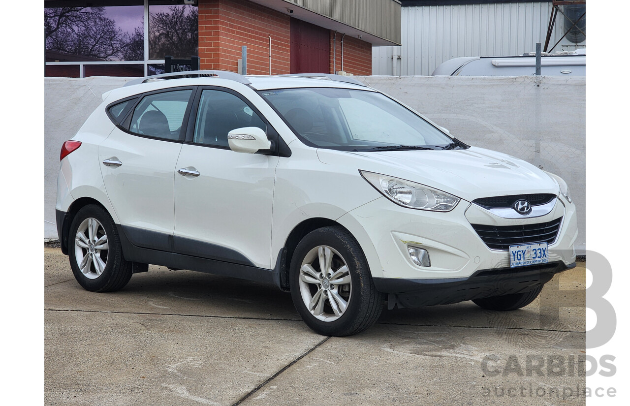 1/2011 Hyundai Ix35 Elite (awd) LM MY11 4d Wagon White 2.4L