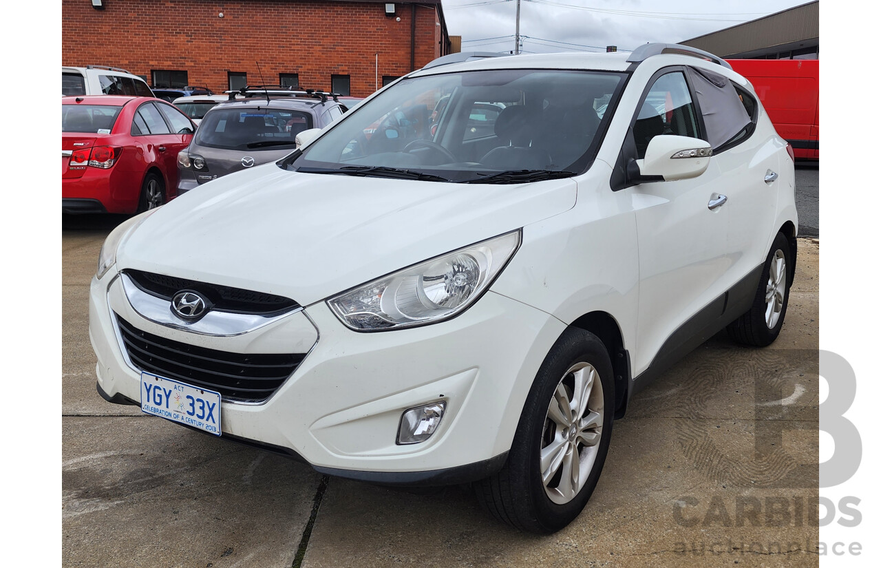 1/2011 Hyundai Ix35 Elite (awd) LM MY11 4d Wagon White 2.4L