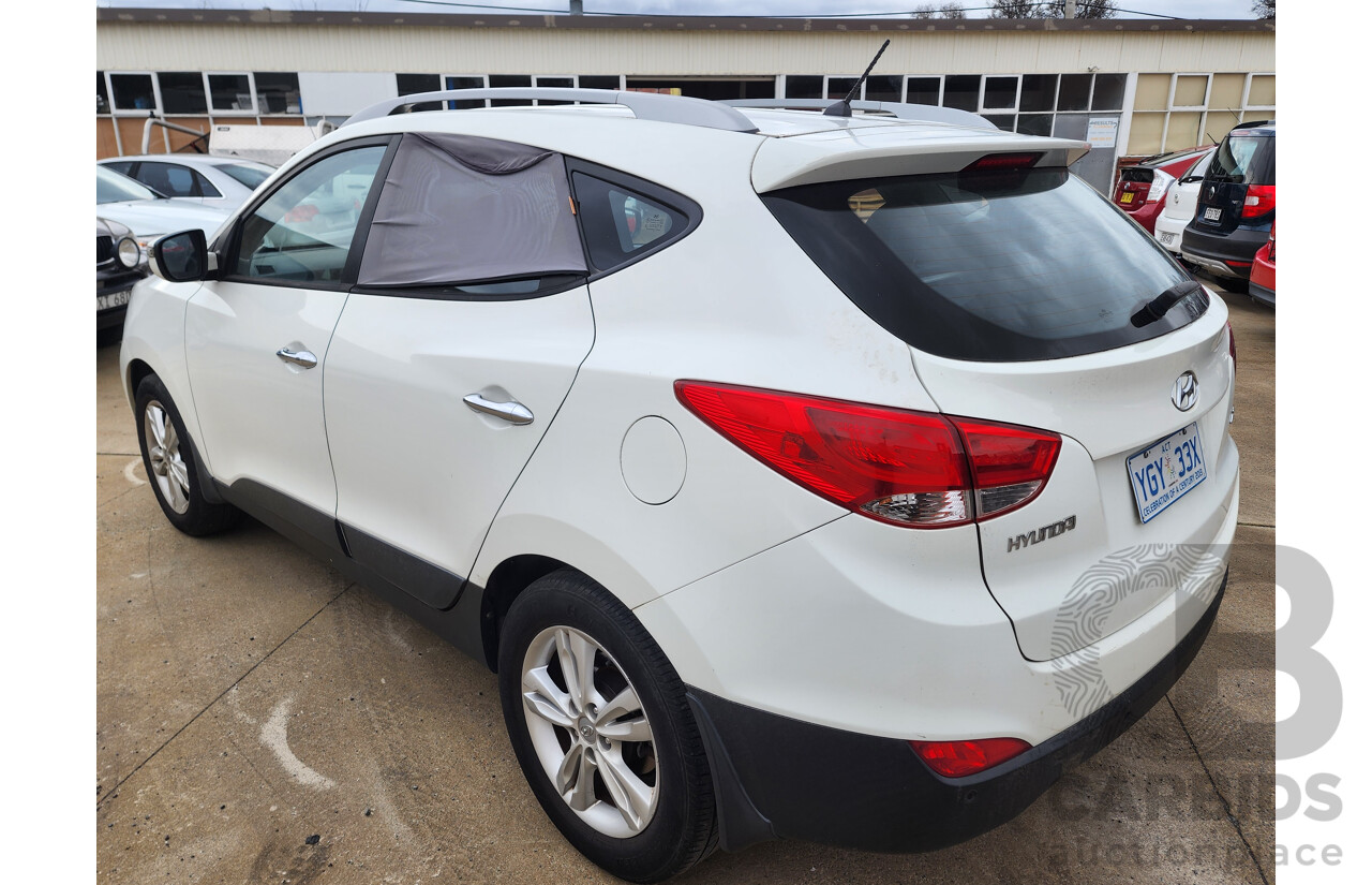 1/2011 Hyundai Ix35 Elite (awd) LM MY11 4d Wagon White 2.4L