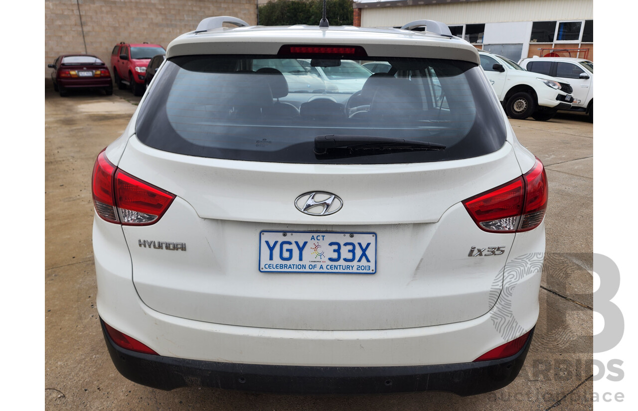 1/2011 Hyundai Ix35 Elite (awd) LM MY11 4d Wagon White 2.4L