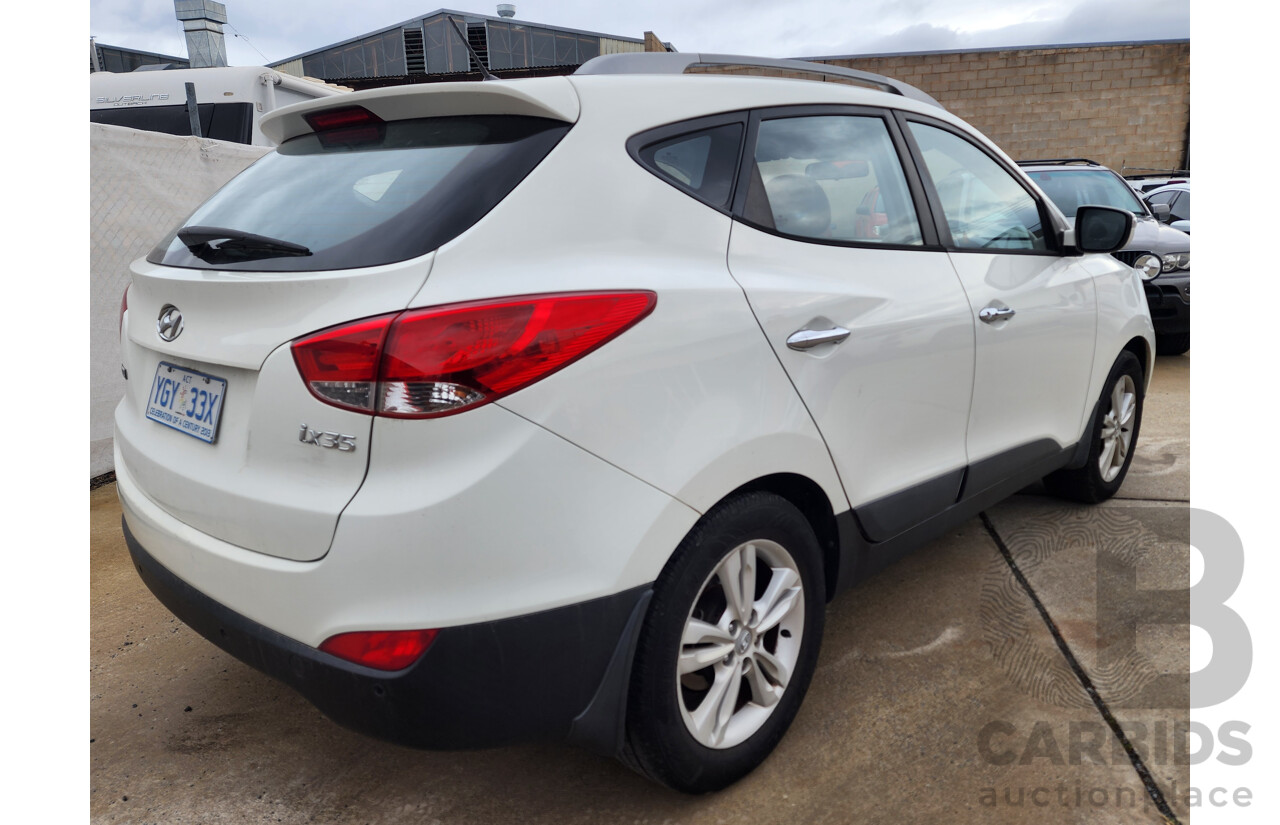 1/2011 Hyundai Ix35 Elite (awd) LM MY11 4d Wagon White 2.4L