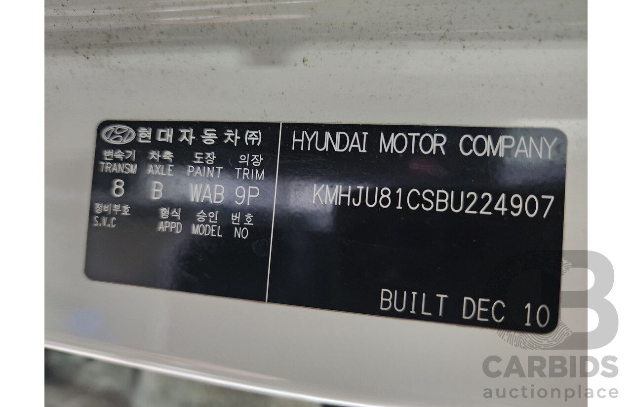1/2011 Hyundai Ix35 Elite (awd) LM MY11 4d Wagon White 2.4L