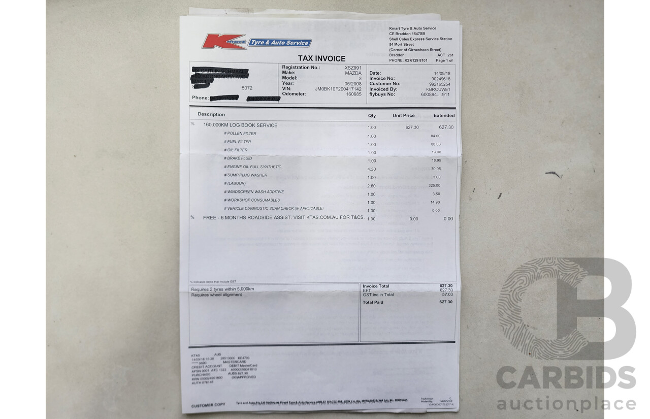 5/2008 Mazda Mazda3 NEO BK MY06 UPGRADE 5d Hatchback Grey 2.0L