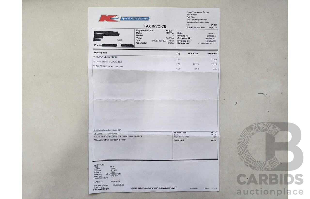 5/2008 Mazda Mazda3 NEO BK MY06 UPGRADE 5d Hatchback Grey 2.0L