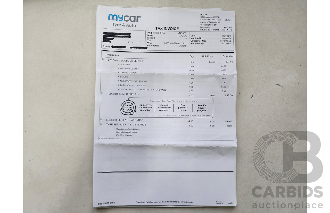 5/2008 Mazda Mazda3 NEO BK MY06 UPGRADE 5d Hatchback Grey 2.0L