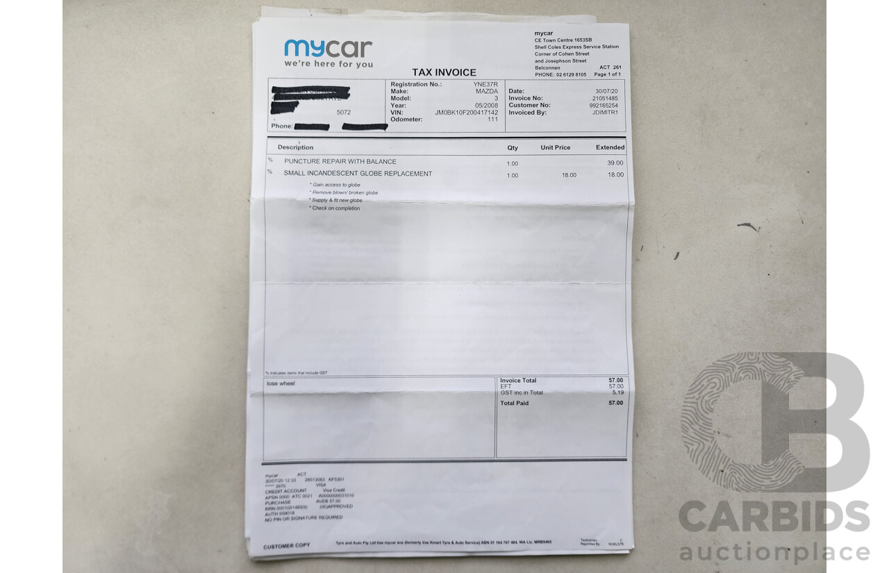 5/2008 Mazda Mazda3 NEO BK MY06 UPGRADE 5d Hatchback Grey 2.0L