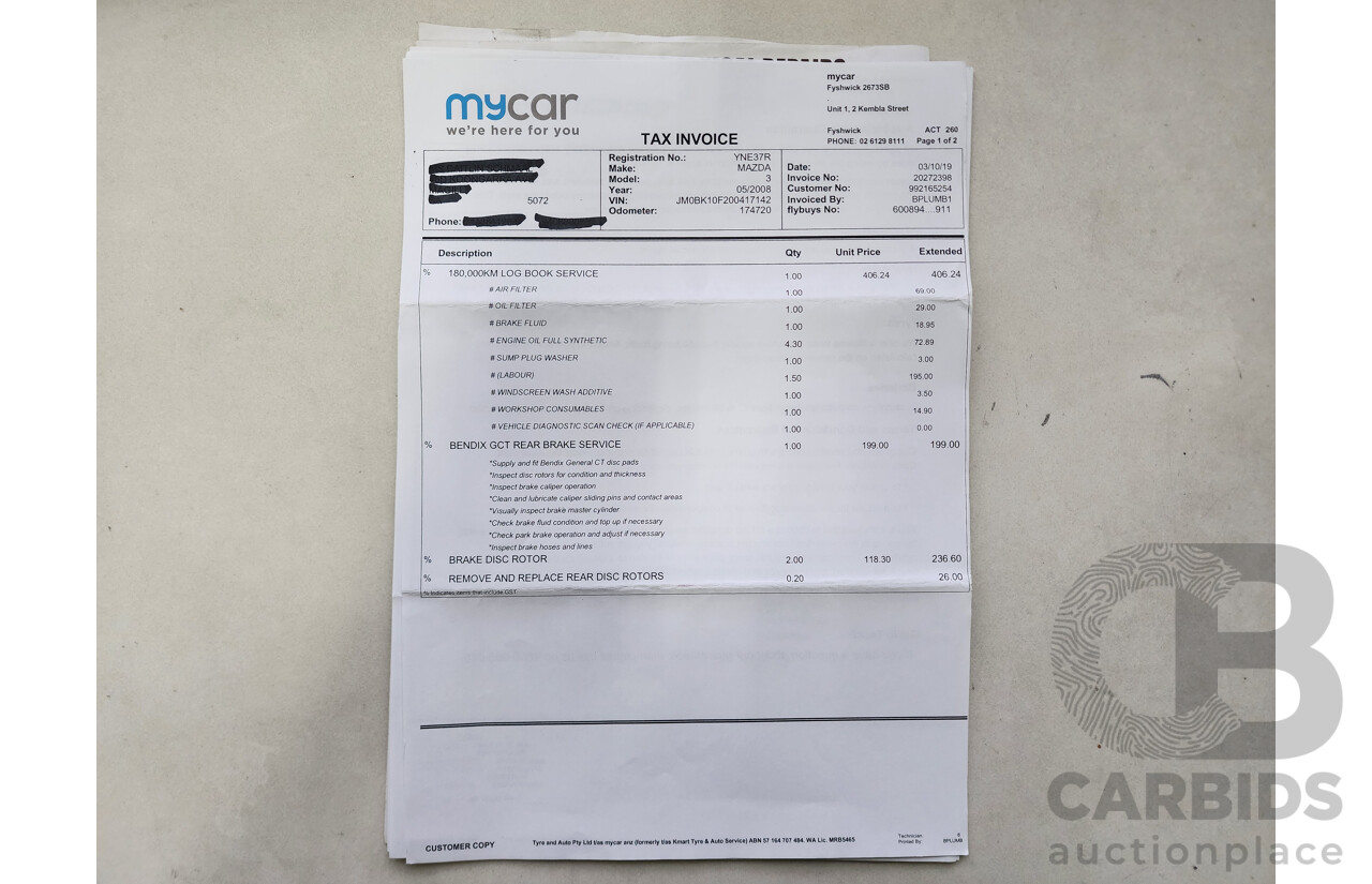 5/2008 Mazda Mazda3 NEO BK MY06 UPGRADE 5d Hatchback Grey 2.0L