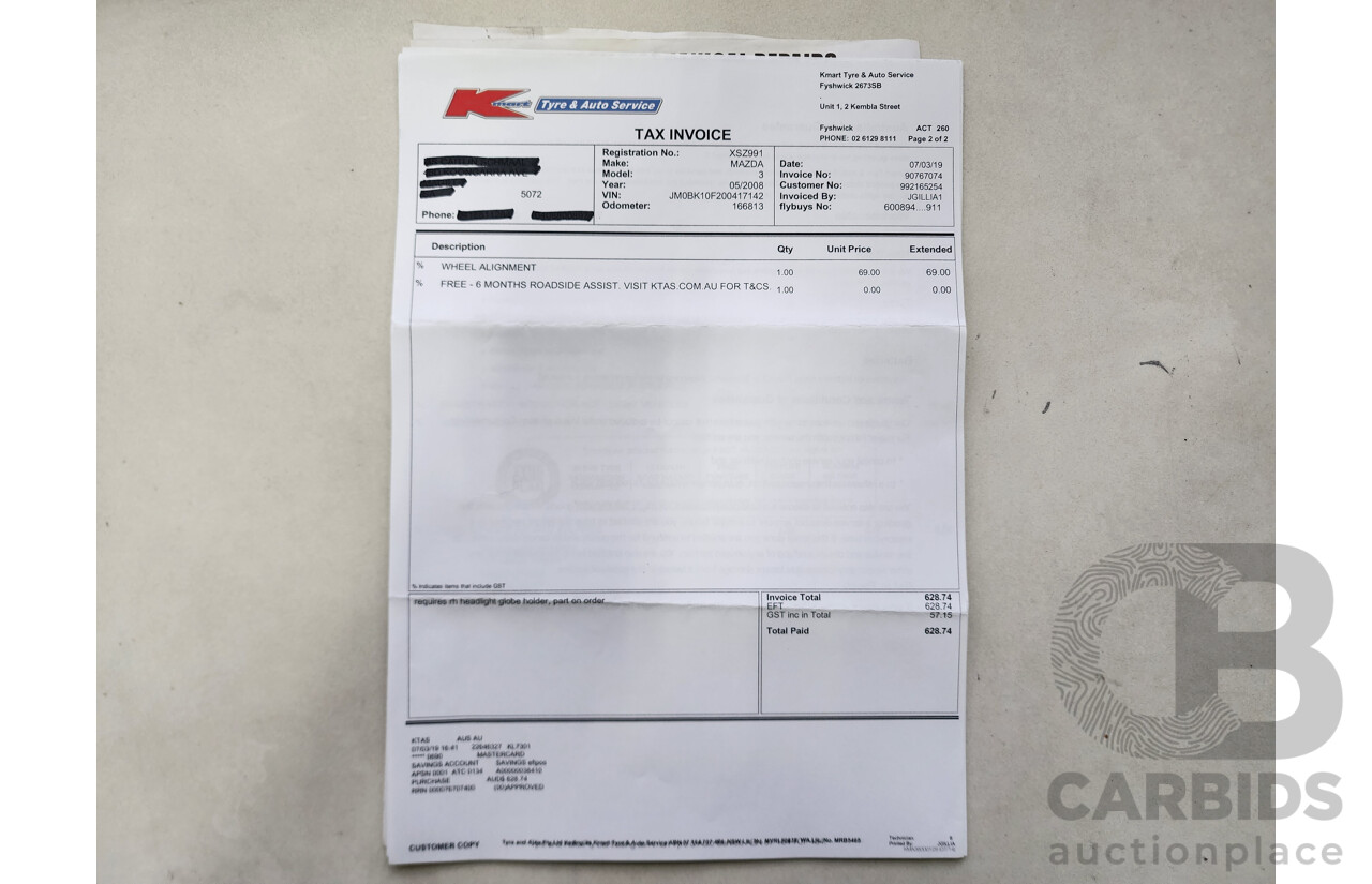 5/2008 Mazda Mazda3 NEO BK MY06 UPGRADE 5d Hatchback Grey 2.0L