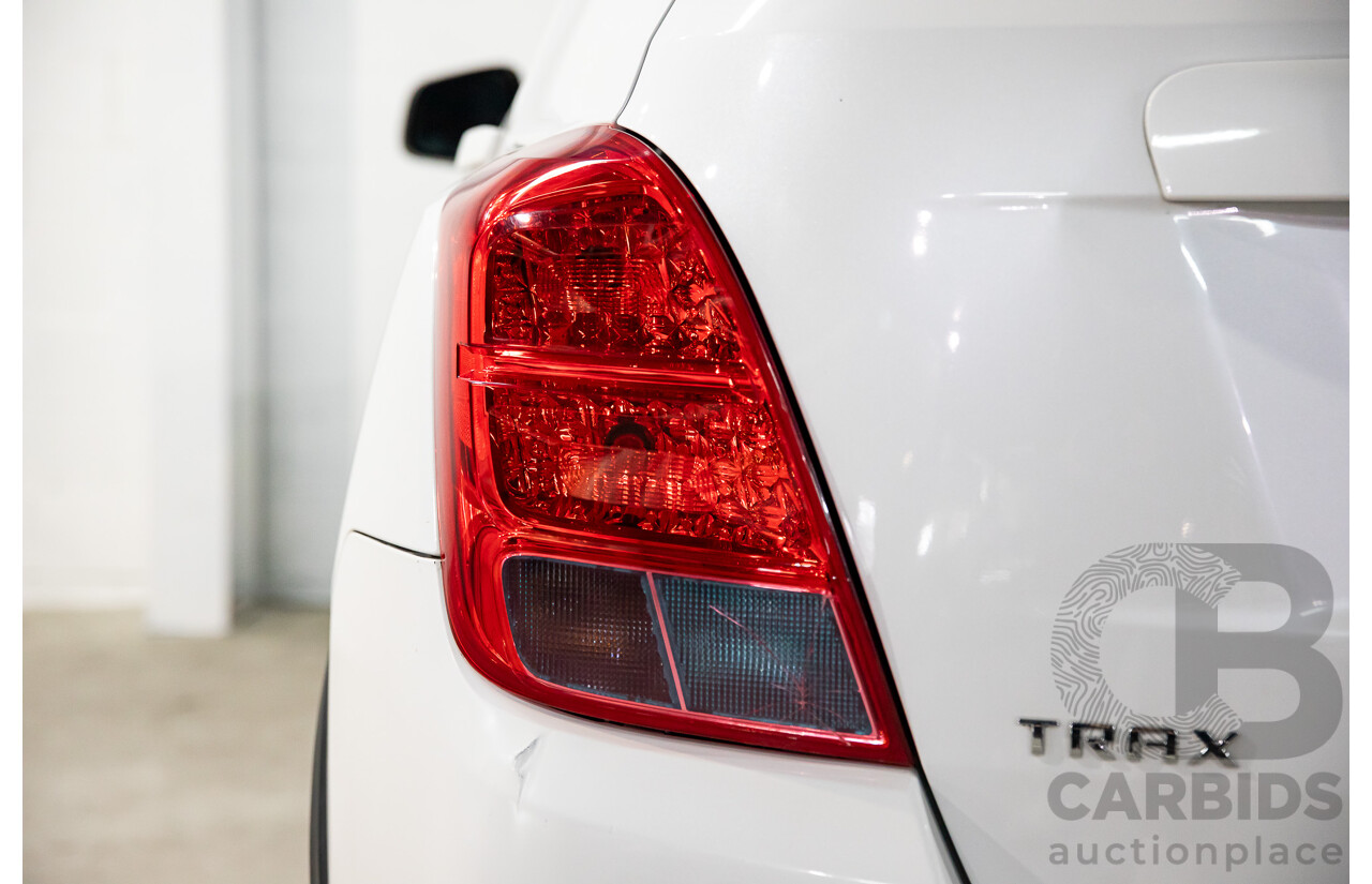 02/2018 Holden Trax LS (FWD) TJ MY18 4d Wagon Summit White Turbo 1.4L