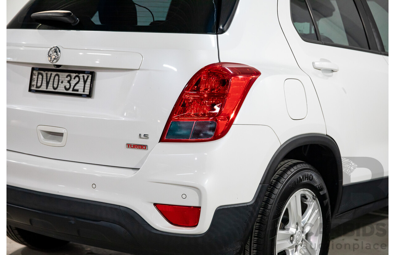 02/2018 Holden Trax LS (FWD) TJ MY18 4d Wagon Summit White Turbo 1.4L