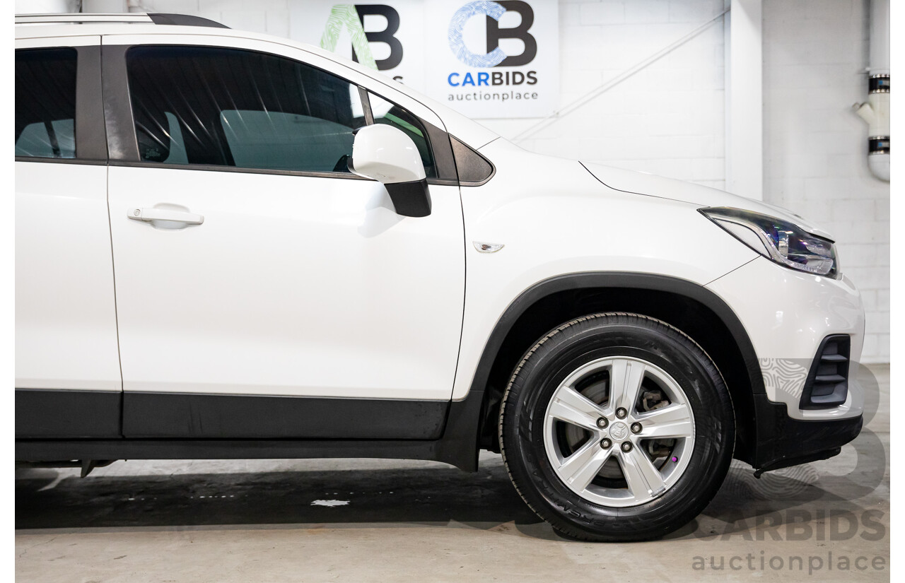 02/2018 Holden Trax LS (FWD) TJ MY18 4d Wagon Summit White Turbo 1.4L