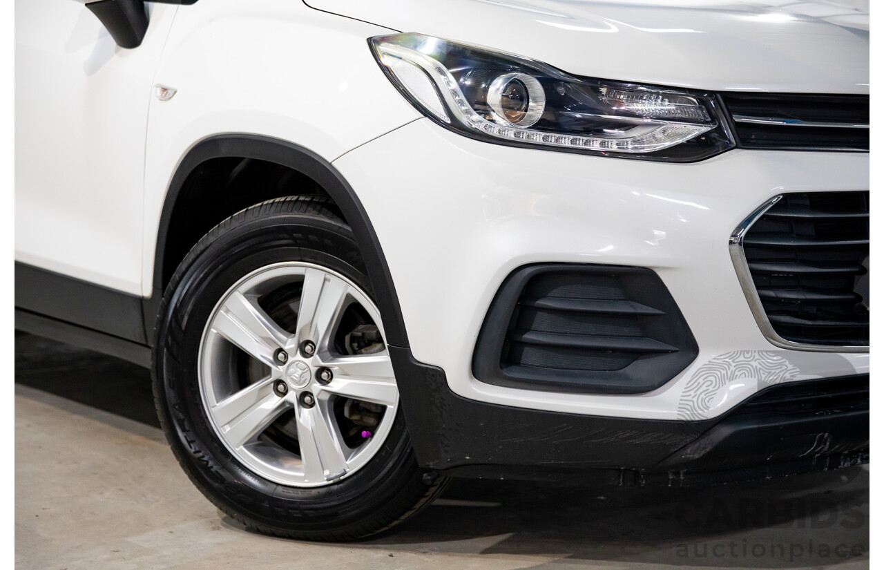 02/2018 Holden Trax LS (FWD) TJ MY18 4d Wagon Summit White Turbo 1.4L