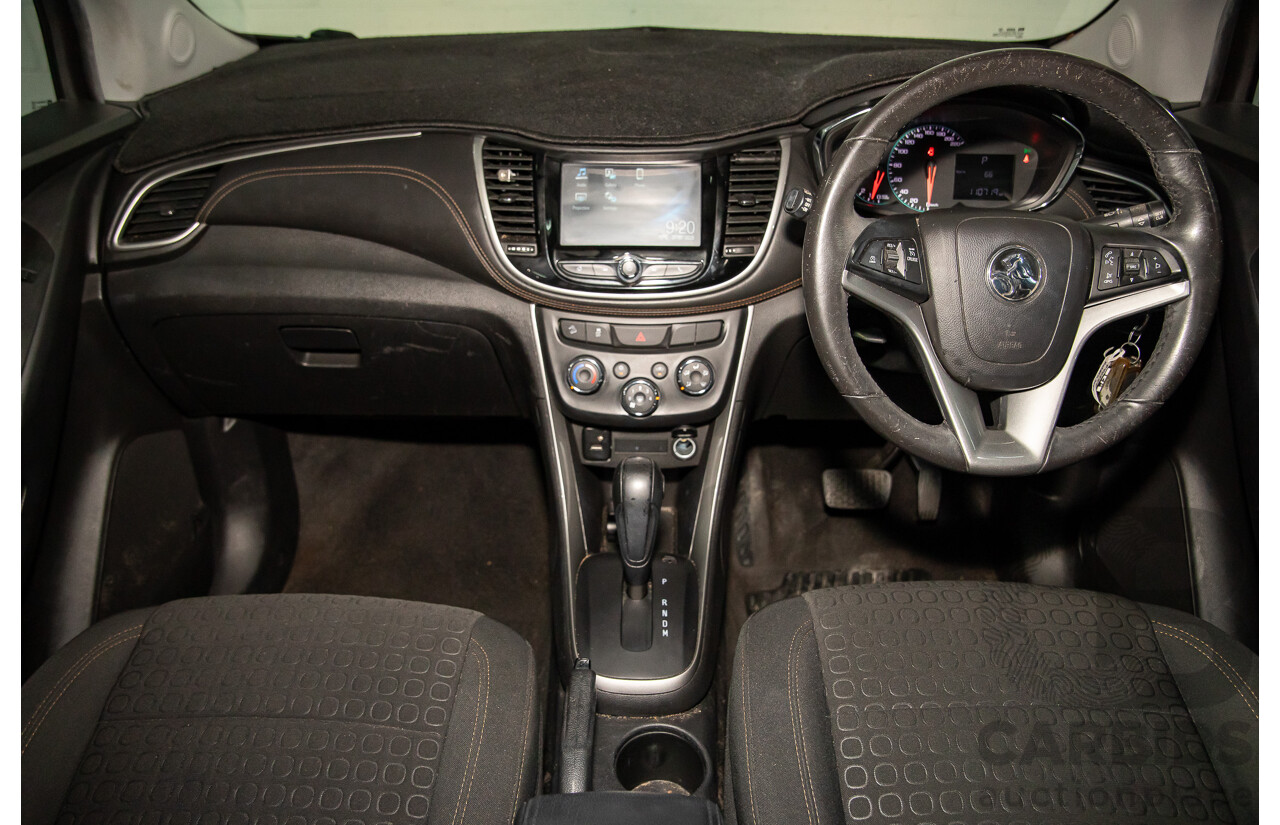 02/2018 Holden Trax LS (FWD) TJ MY18 4d Wagon Summit White Turbo 1.4L