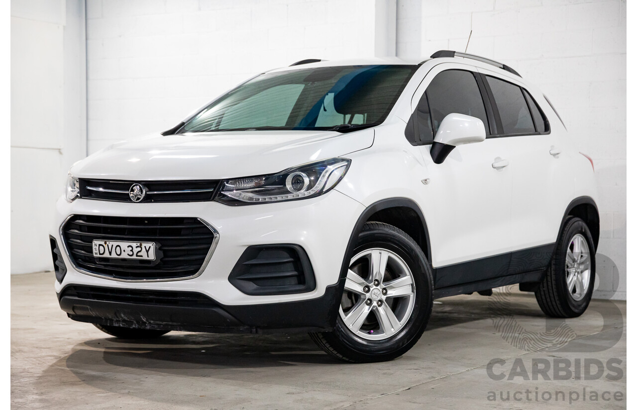 02/2018 Holden Trax LS (FWD) TJ MY18 4d Wagon Summit White Turbo 1.4L