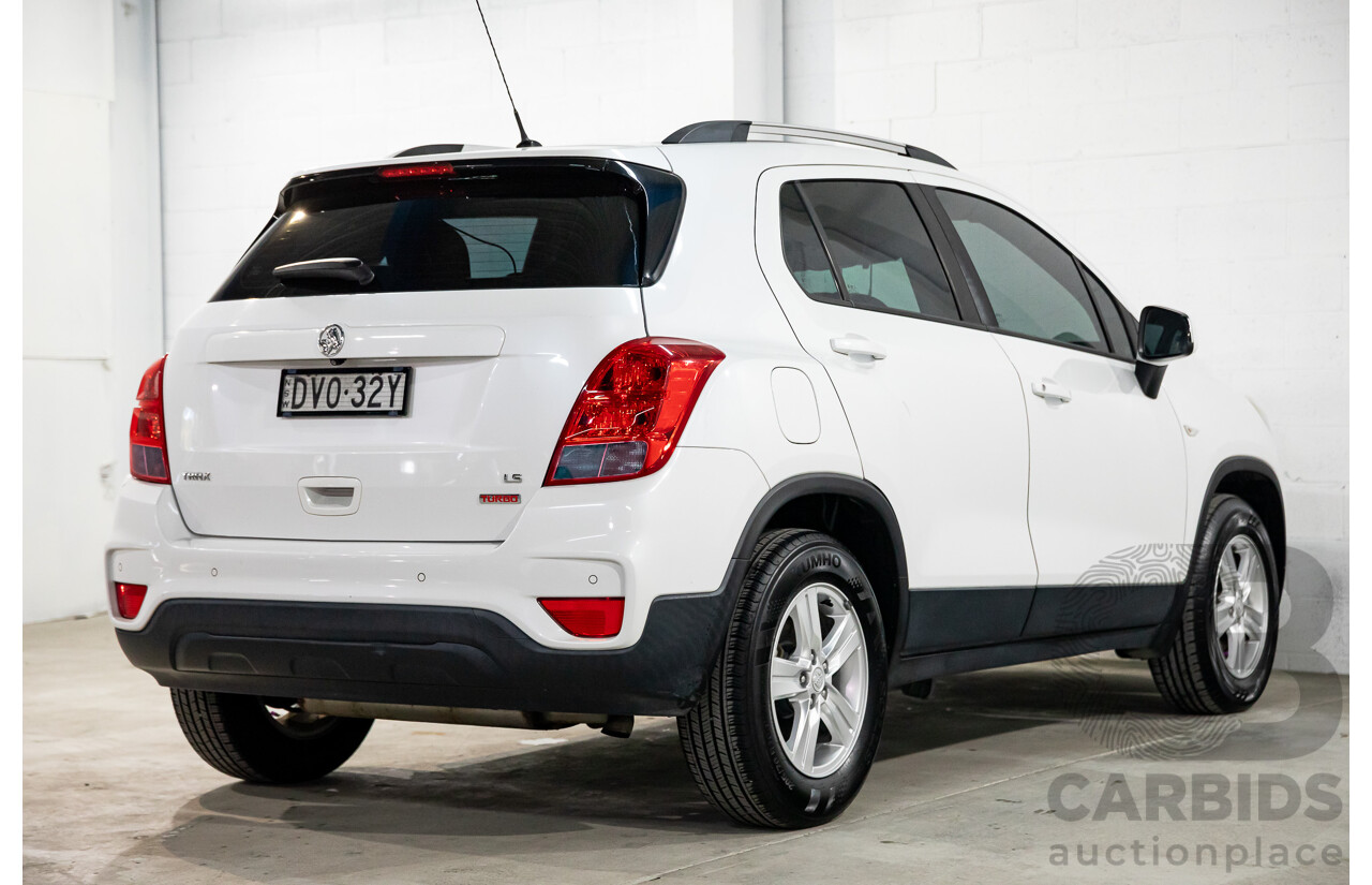 02/2018 Holden Trax LS (FWD) TJ MY18 4d Wagon Summit White Turbo 1.4L