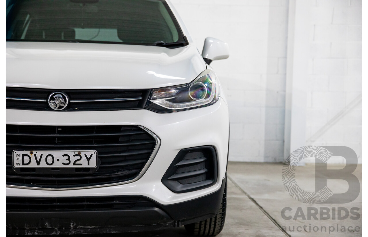 02/2018 Holden Trax LS (FWD) TJ MY18 4d Wagon Summit White Turbo 1.4L
