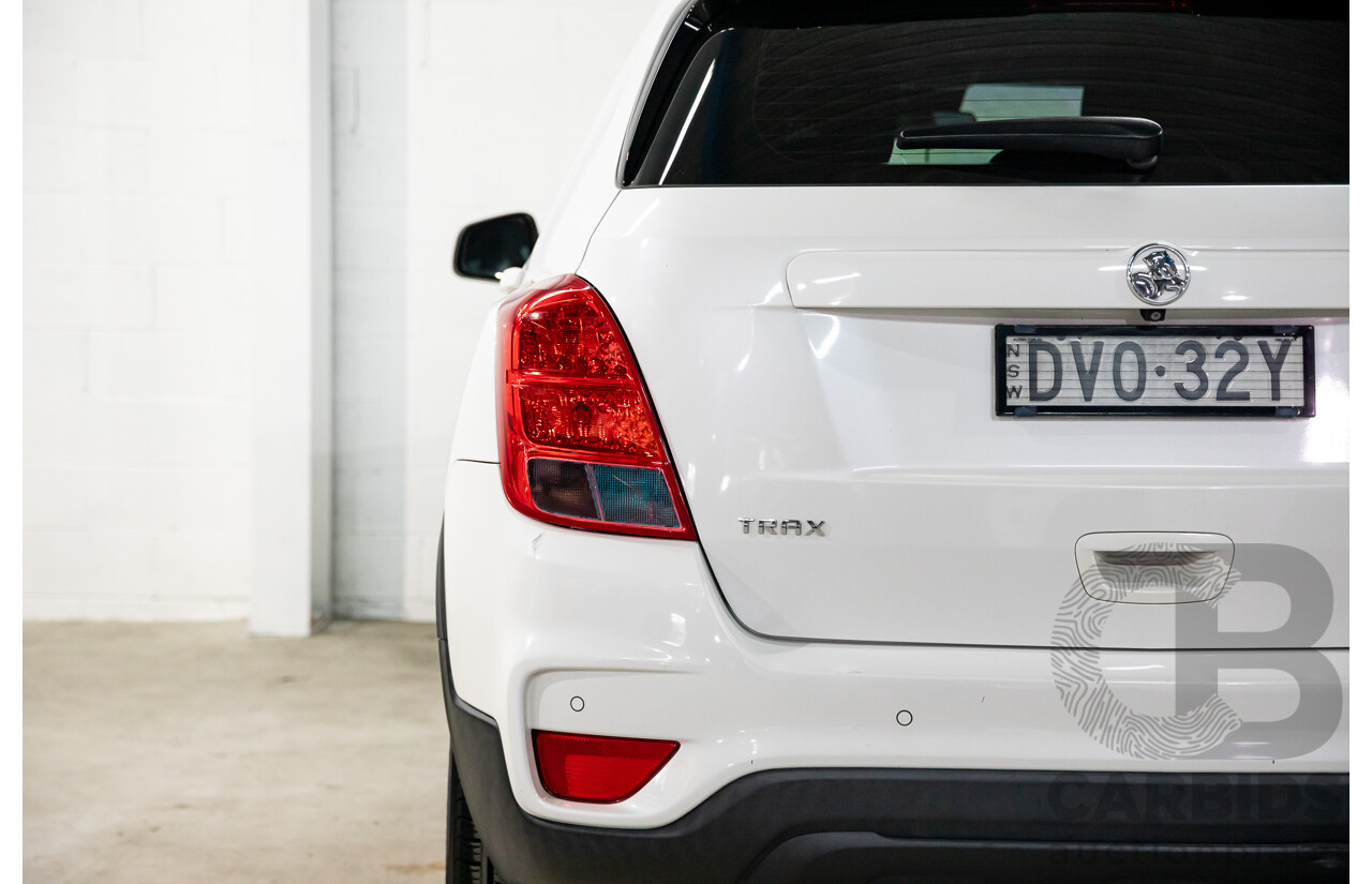 02/2018 Holden Trax LS (FWD) TJ MY18 4d Wagon Summit White Turbo 1.4L