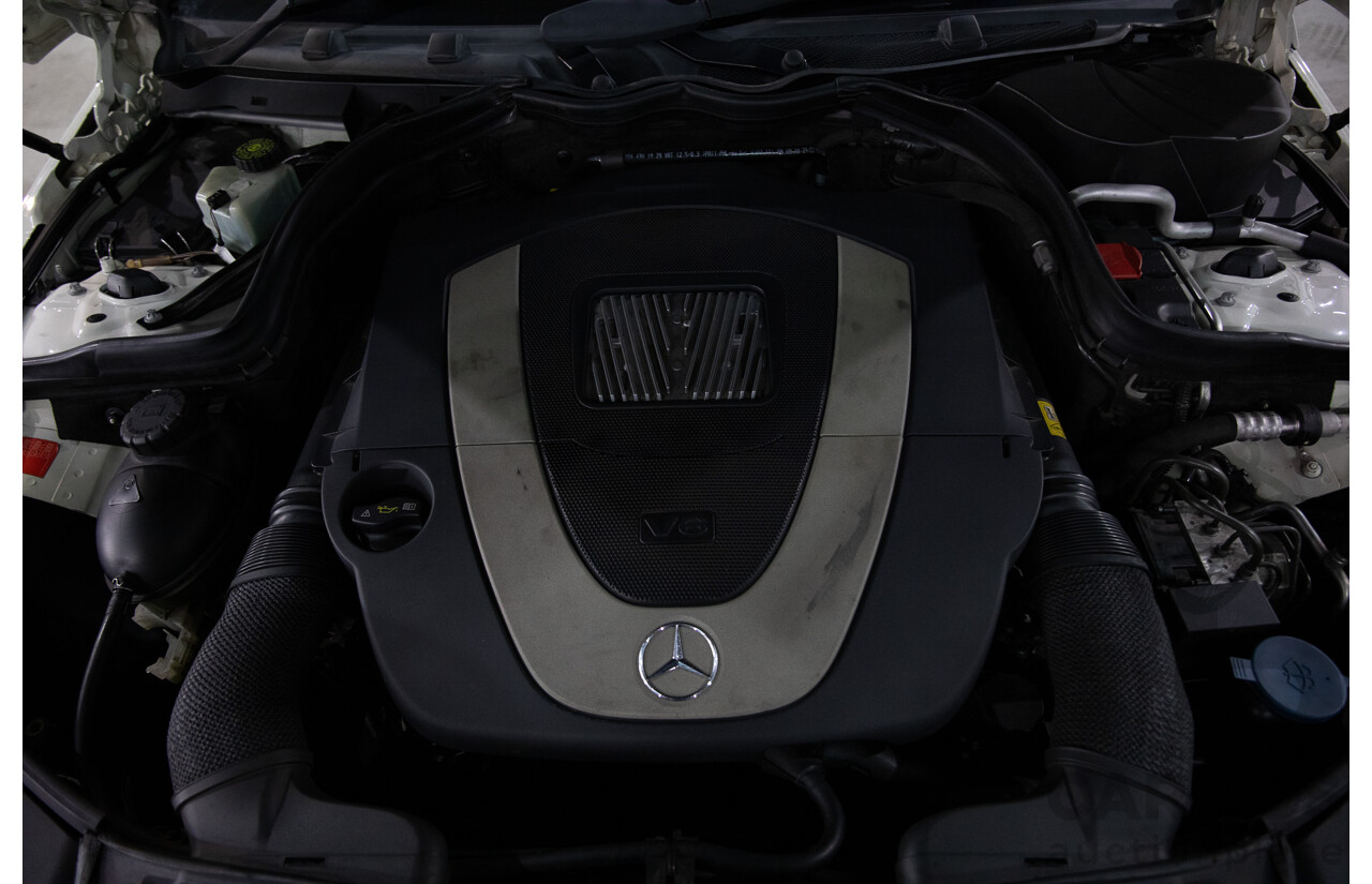 4/2009 Mercedes-Benz C280 Avantgarde W204 4d Sedan Calcite White V6 3.0L