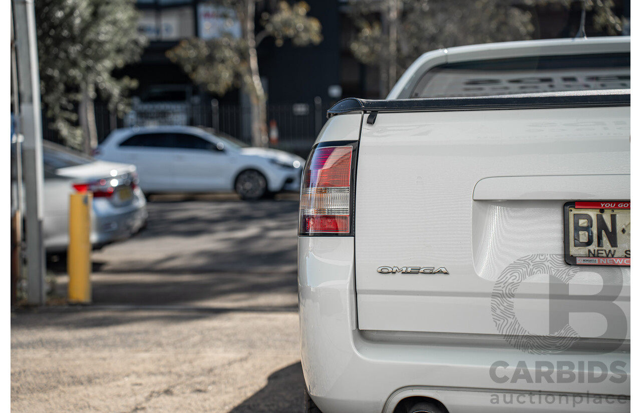 7/2011 Holden Commodore Omega VE II Utility Heron White V6 3.0L